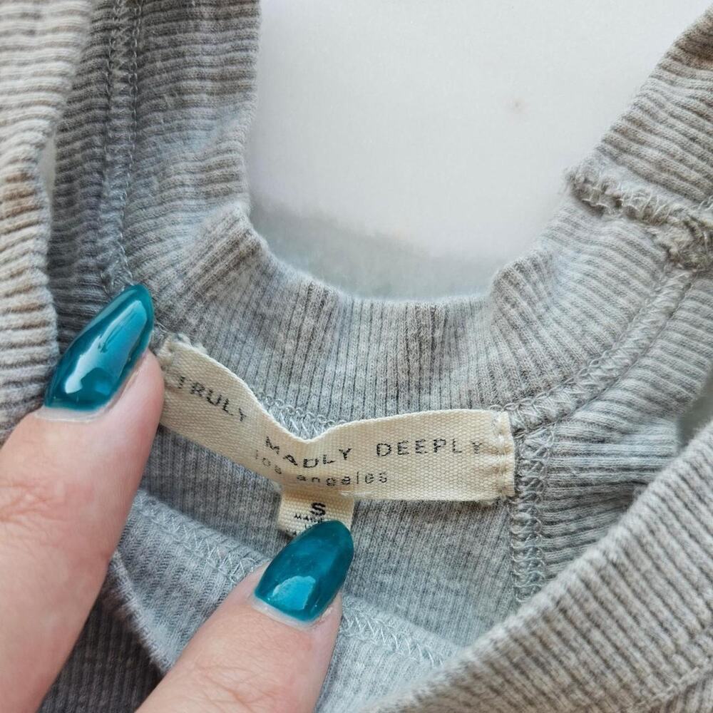 Truly madly deeply ribbed tank - Picture 2 of 5